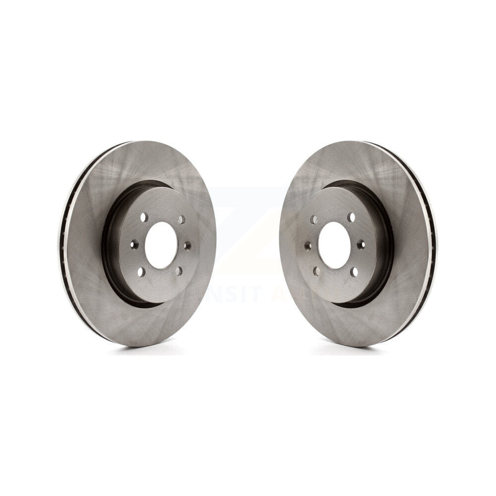 Disc Brake Rotors Front Pair For Kia Rio Hyundai Accent