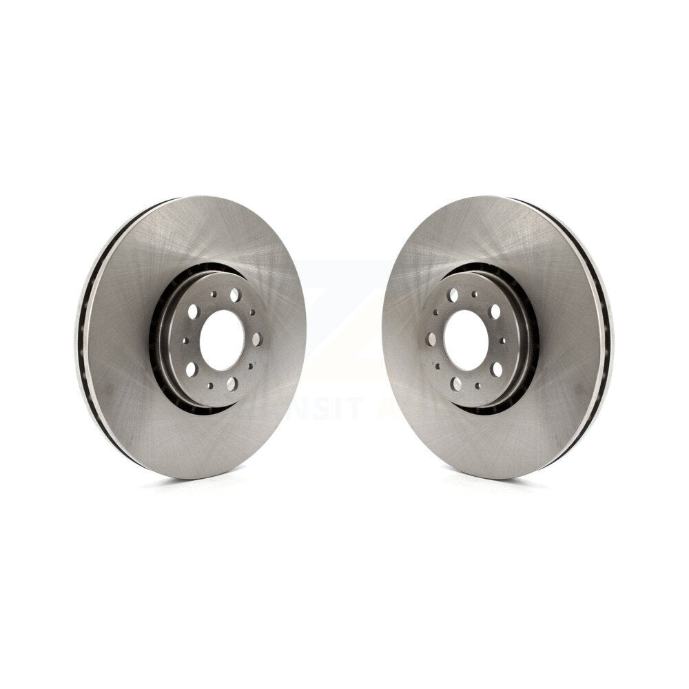 Brake Rotors Front Pair For 2003-2014 Volvo XC90 With 328mm Diameter Rotor