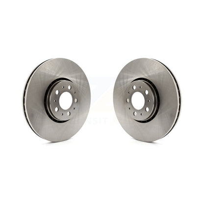 Brake Rotors Front Pair For 2003-2014 Volvo XC90 With 328mm Diameter Rotor
