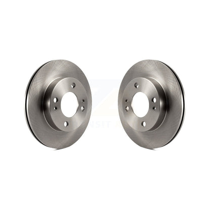 Disc Brake Rotors Front Pair For 2014-2015 Mitsubishi Mirage