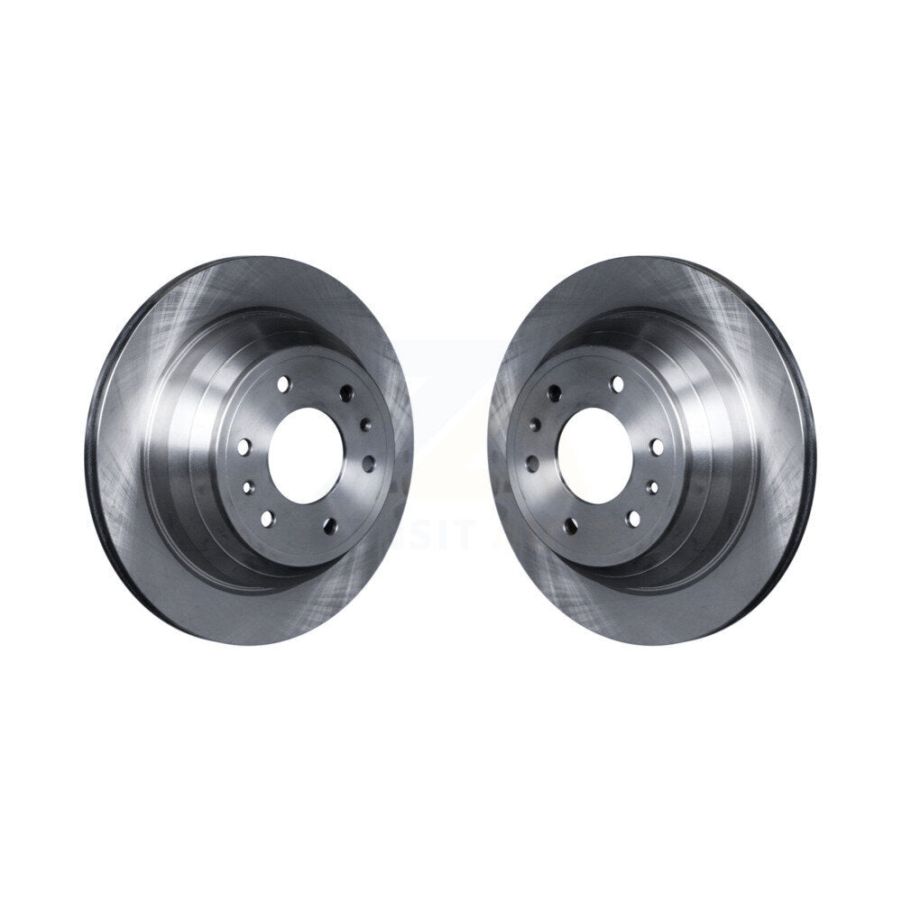 Brake Rotors Rear Pair For Chevrolet GMC Trailblazer Envoy XL EXT SSR Buick Saab