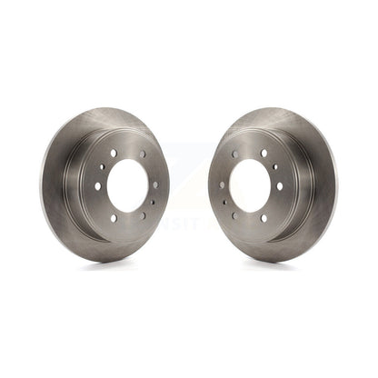 Disc Brake Rotors Rear Pair For Hummer H3 H3T
