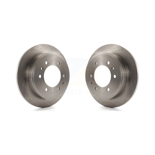 Disc Brake Rotors Rear Pair For Hummer H3 H3T