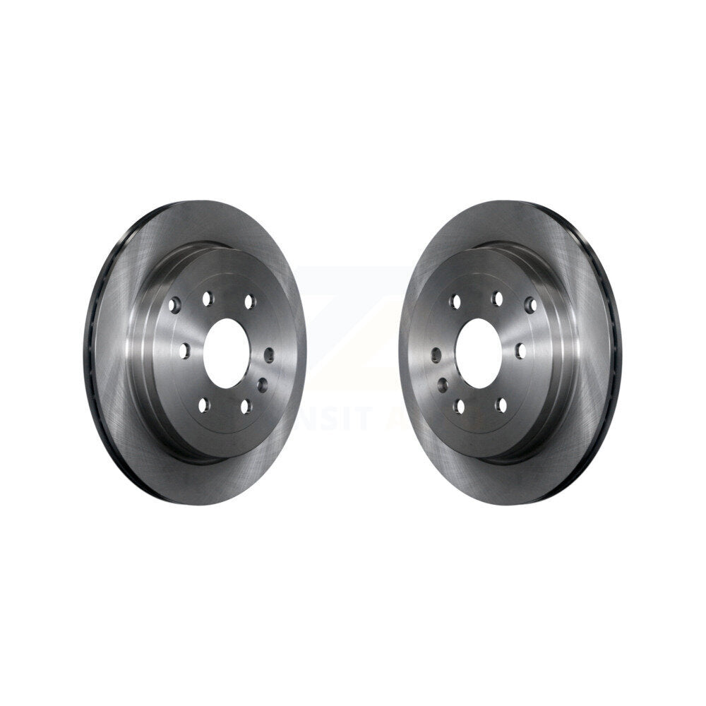 Brake Rotors Rear Pair For GMC Acadia Buick Enclave Chevrolet Traverse Saturn