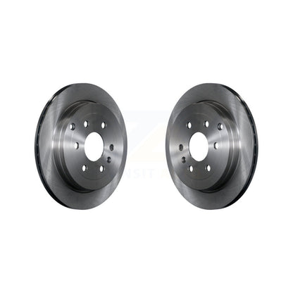 Brake Rotors Rear Pair For GMC Acadia Buick Enclave Chevrolet Traverse Saturn