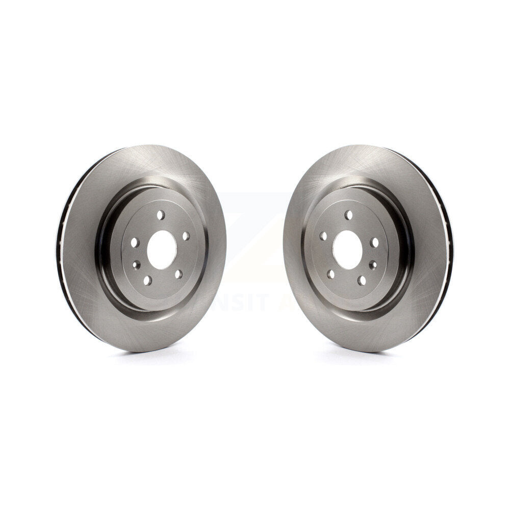 Disc Brake Rotors Rear Pair For Chevrolet Camaro Cadillac CTS