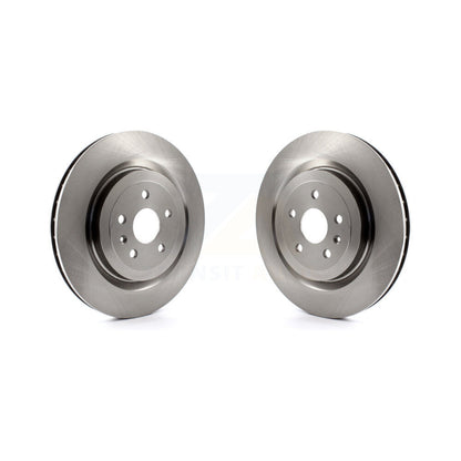 Disc Brake Rotors Rear Pair For Chevrolet Camaro Cadillac CTS