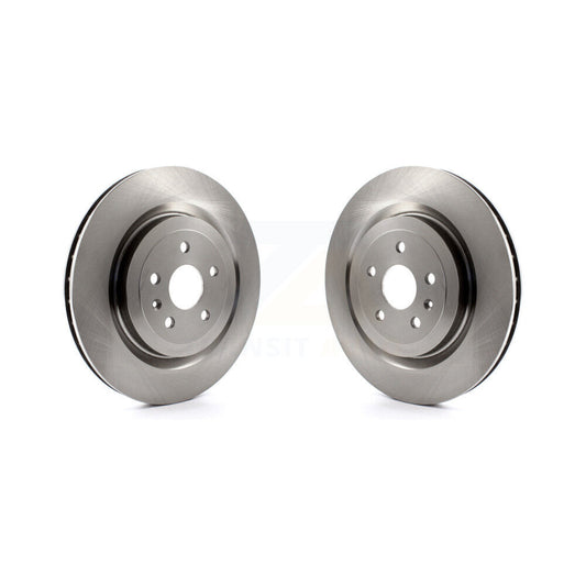 Disc Brake Rotors Rear Pair For Chevrolet Camaro Cadillac CTS
