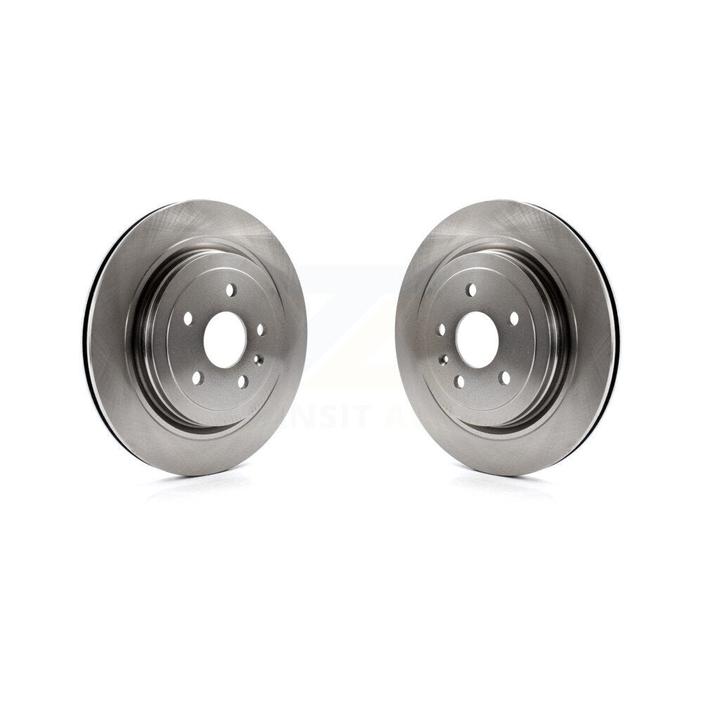 Disc Brake Rotors Rear Pair For Cadillac CTS