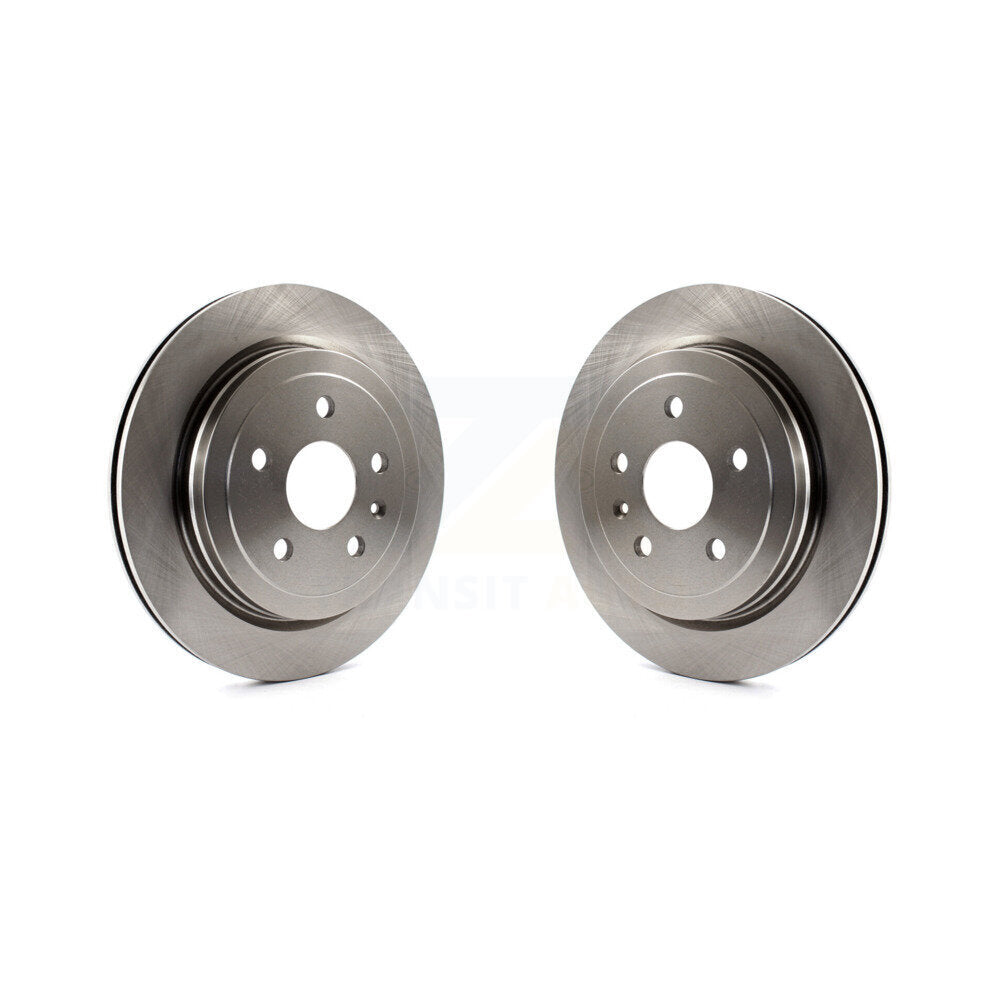 Disc Brake Rotors Rear Pair For Chevrolet Camaro Cadillac CTS