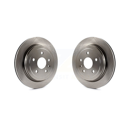 Disc Brake Rotors Rear Pair For Chevrolet Camaro Cadillac CTS