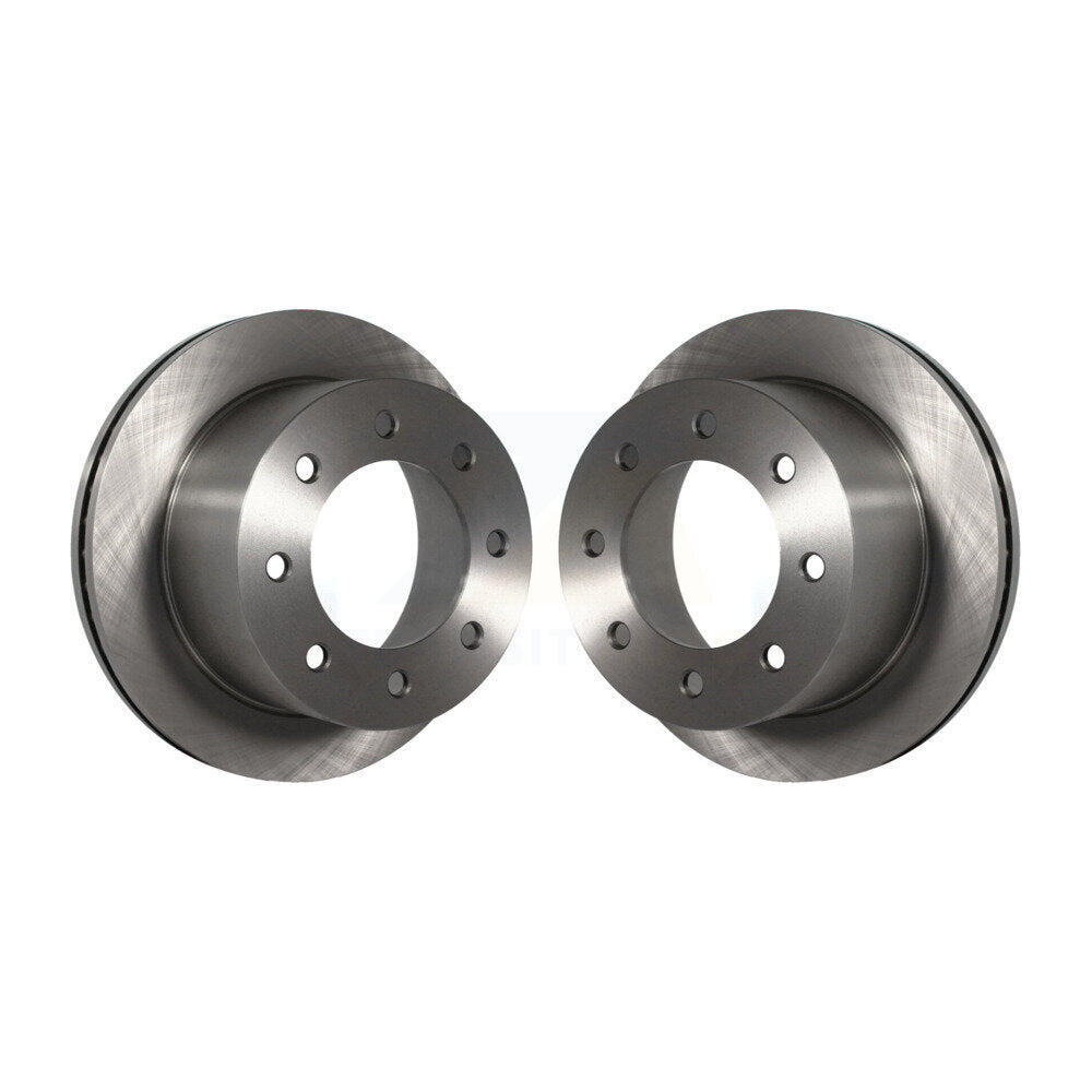 Disc Brake Rotors Rear Pair For 2011-2019 GMC Sierra 3500 HD Chevrolet Silverado