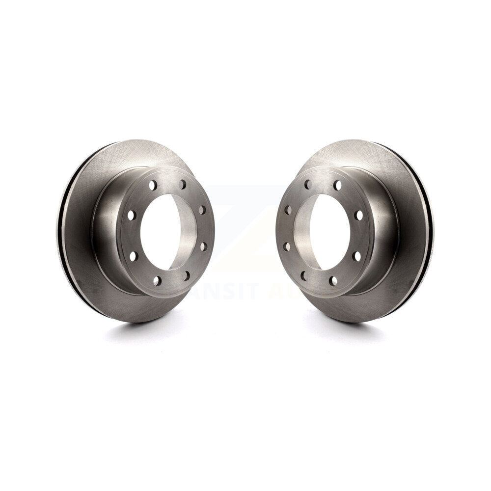 Brake Rotors Rear Pair For Ford F-350 Super Duty F-250 Excursion E-450 Econoline