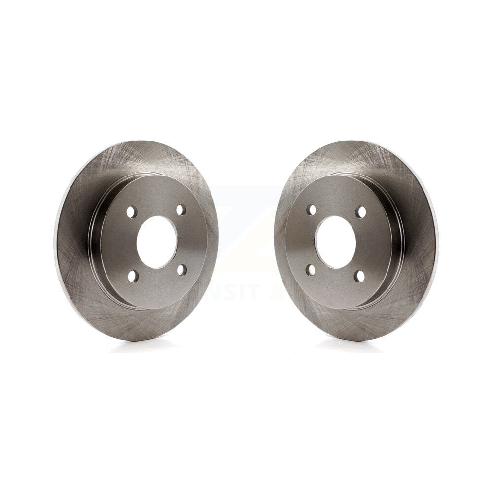 Disc Brake Rotors Rear Pair For Ford Focus Fiesta