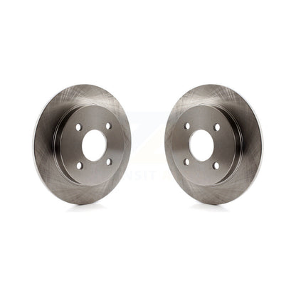 Disc Brake Rotors Rear Pair For Ford Focus Fiesta