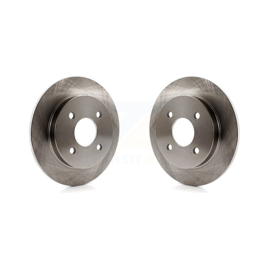 Disc Brake Rotors Rear Pair For Ford Focus Fiesta