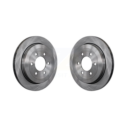 Disc Brake Rotors Rear Pair For 2007-2017 Ford Expedition Lincoln Navigator