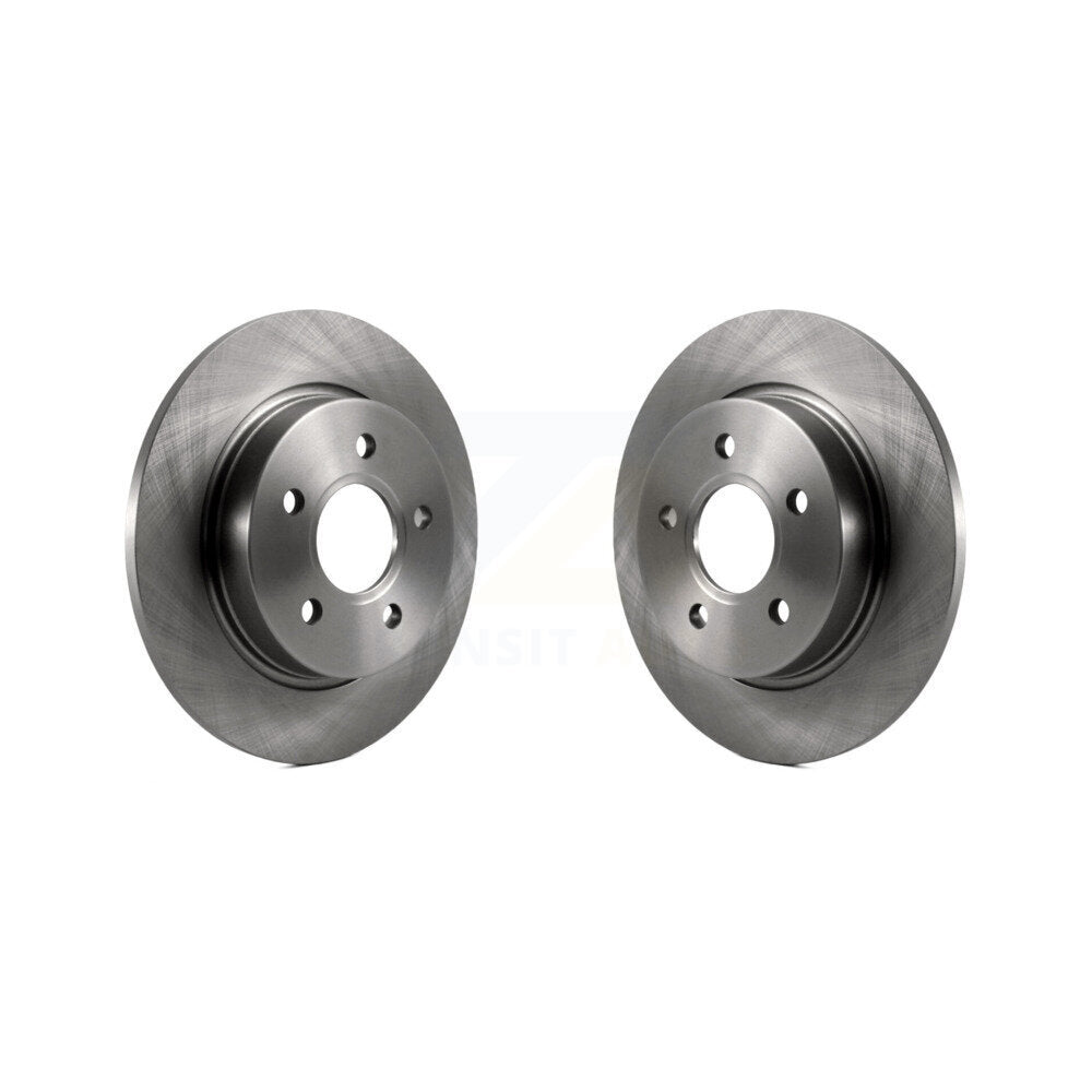 Disc Brake Rotors Rear Pair For Ford Focus