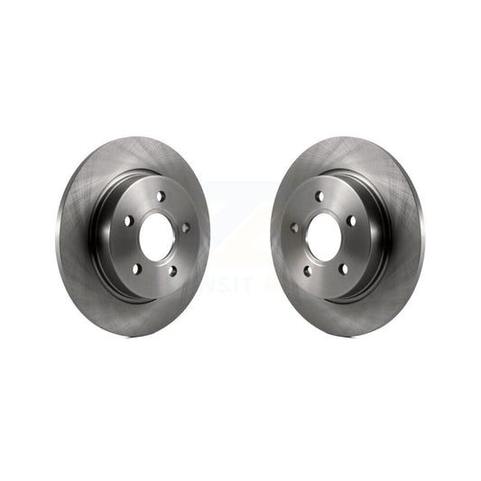 Disc Brake Rotors Rear Pair For Ford Focus