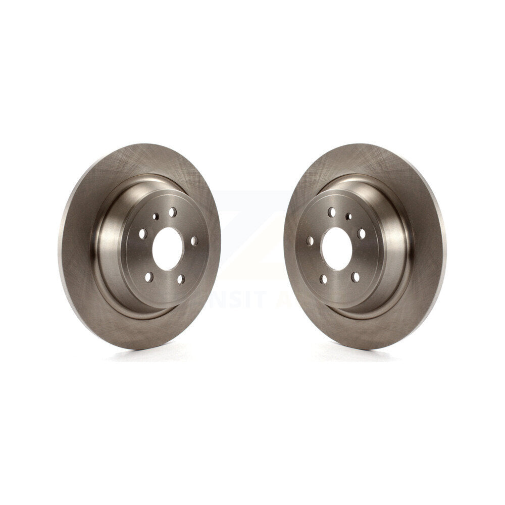 Brake Rotors Rear Pair For Ford Escape Fusion Lincoln MKC MKX MKZ Continental