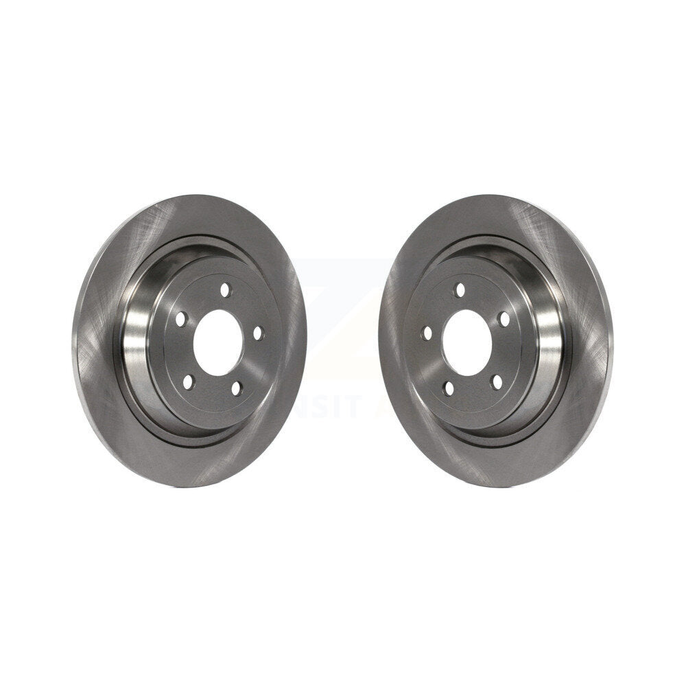 Disc Brake Rotors Rear Pair For Ford Mustang