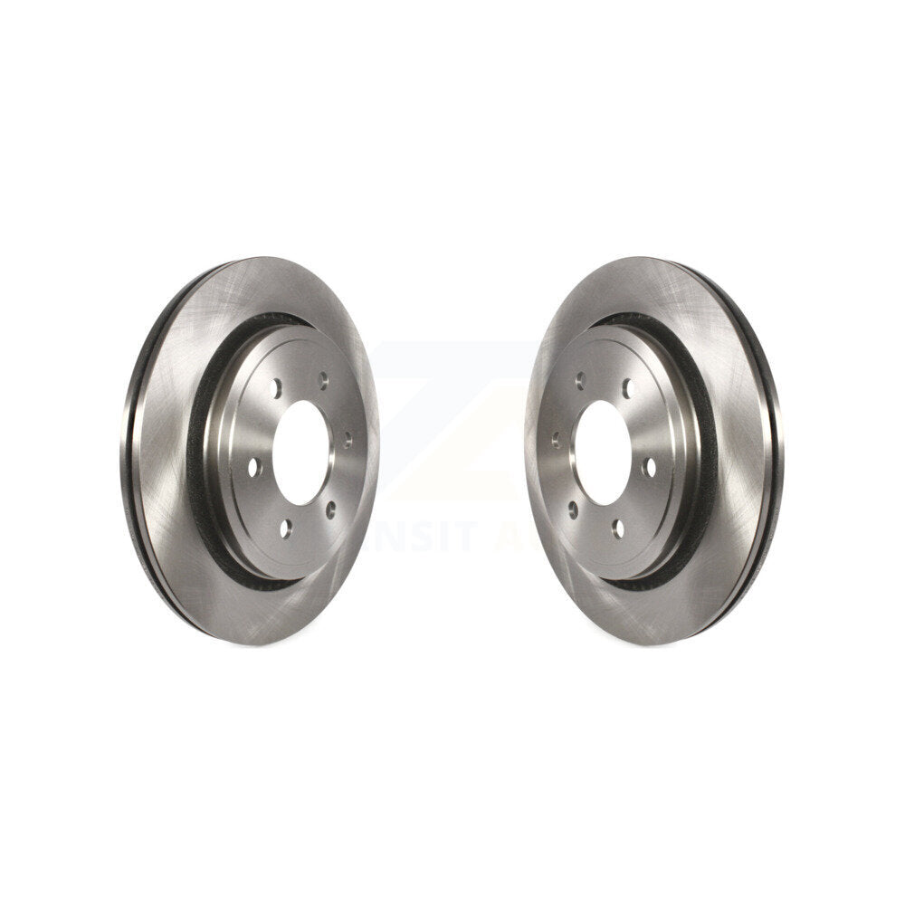 Disc Brake Rotors Rear Pair For 2015-2017 Ford F-150 With Electric Parking