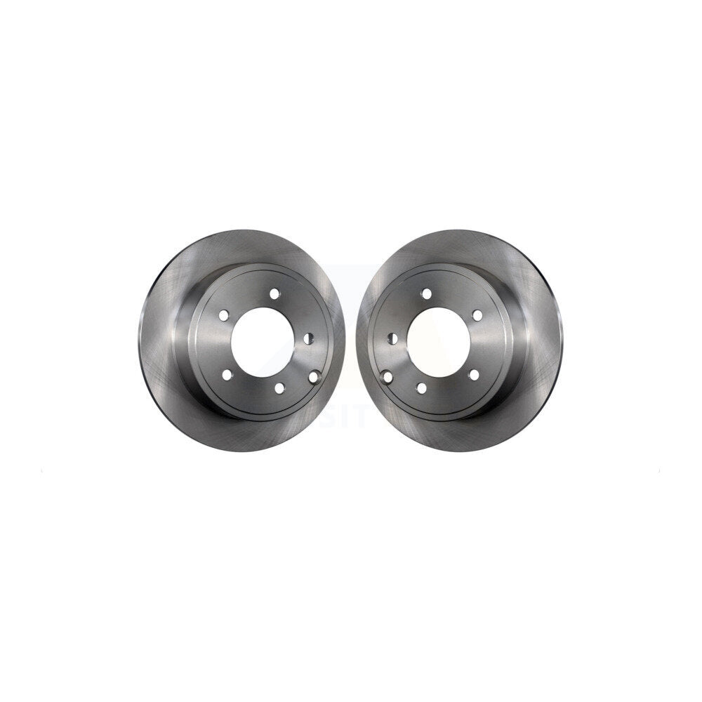 Brake Rotors Rear Pair For Jeep Mitsubishi Lancer Patriot Dodge Chrysler Compass