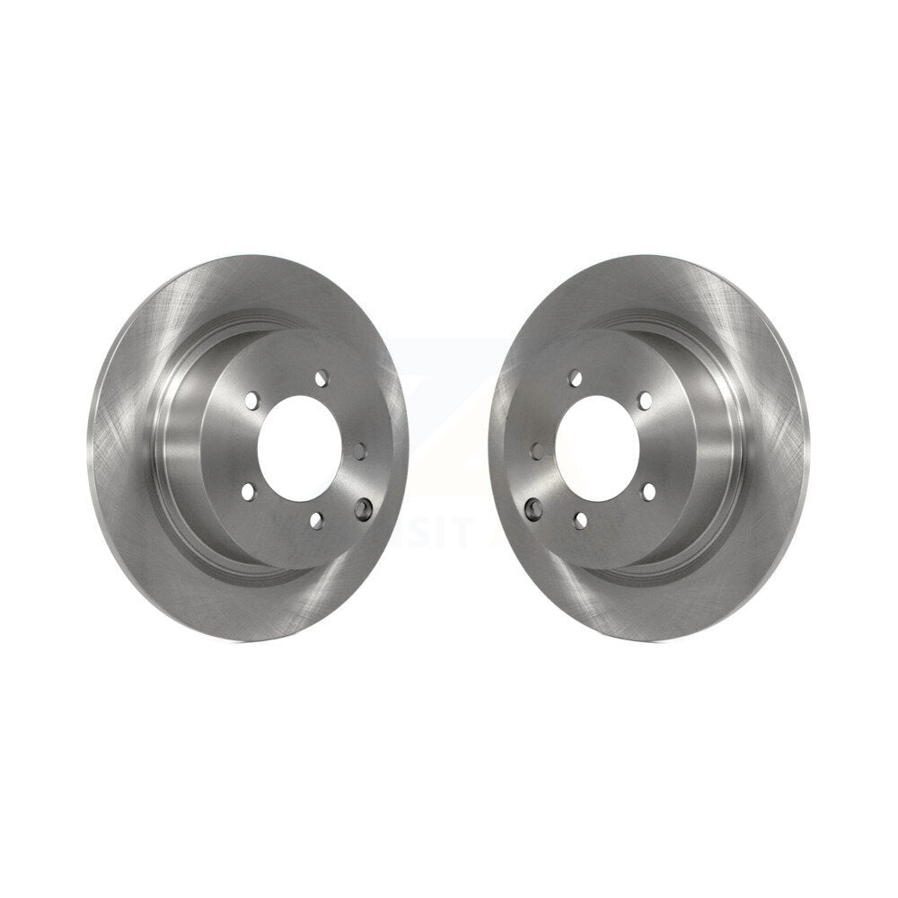 Brake Rotors Rear Pair For Mitsubishi Jeep Lancer Patriot Chrysler Compass Dodge