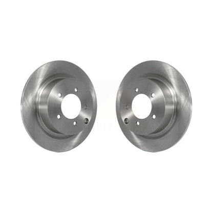 Brake Rotors Rear Pair For Mitsubishi Jeep Lancer Patriot Chrysler Compass Dodge
