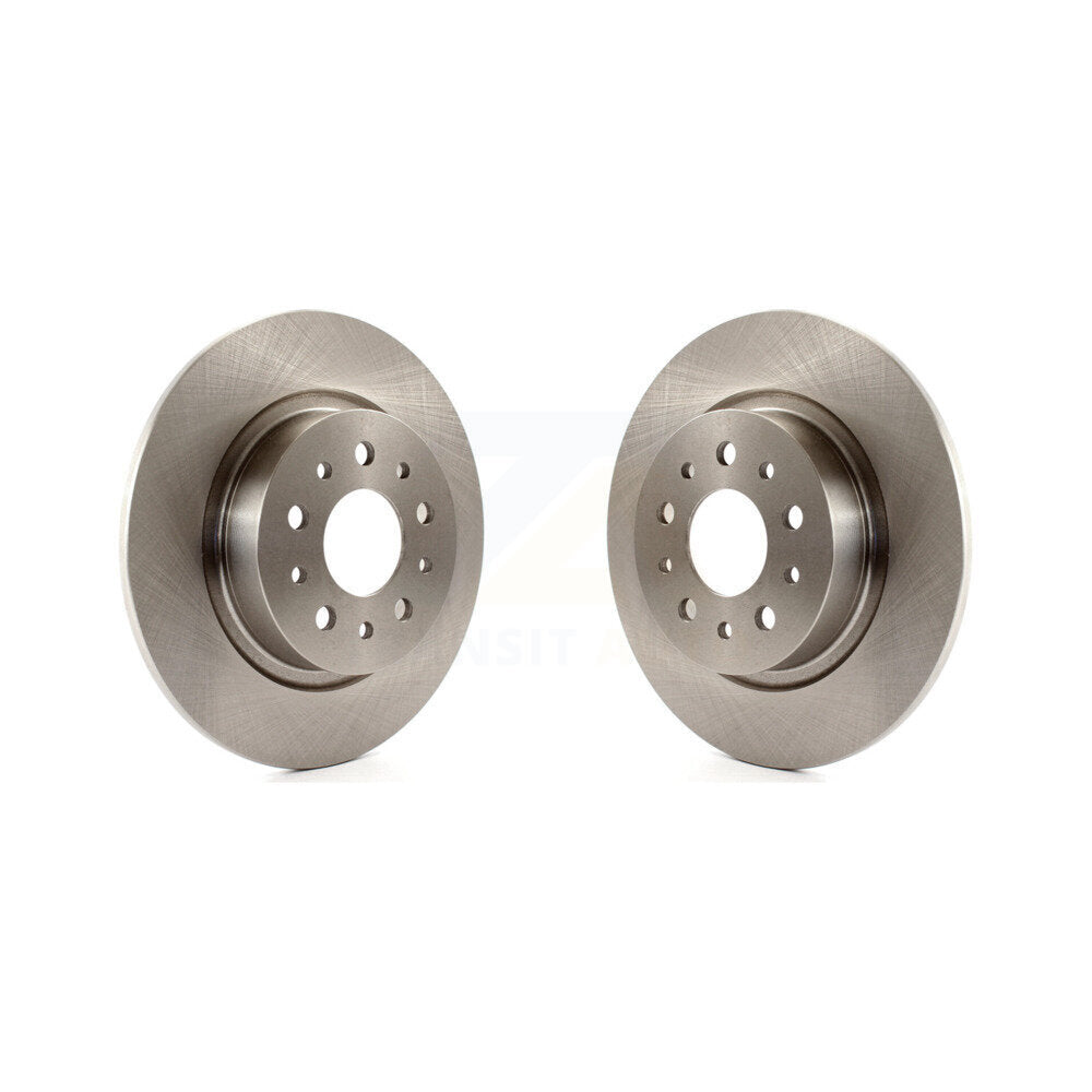 Disc Brake Rotors Rear Pair For 2014-2020 Fiat 500L