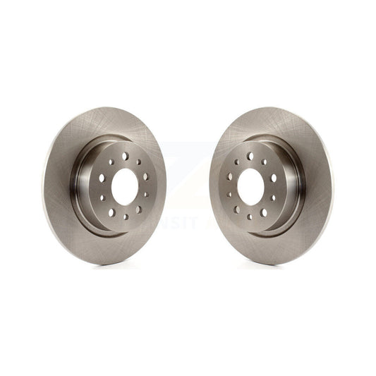 Disc Brake Rotors Rear Pair For 2014-2020 Fiat 500L