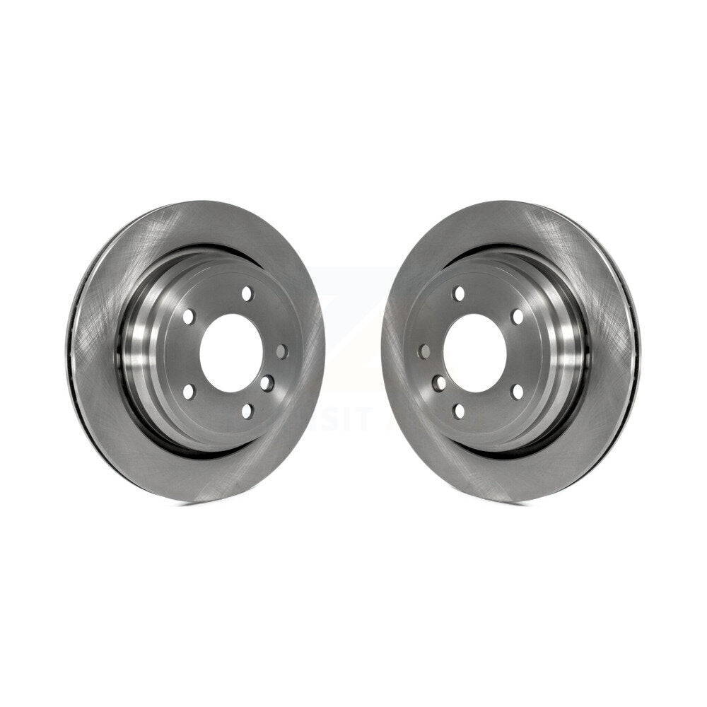 Disc Brake Rotors Rear Pair For BMW 540i 530i 528i 525i
