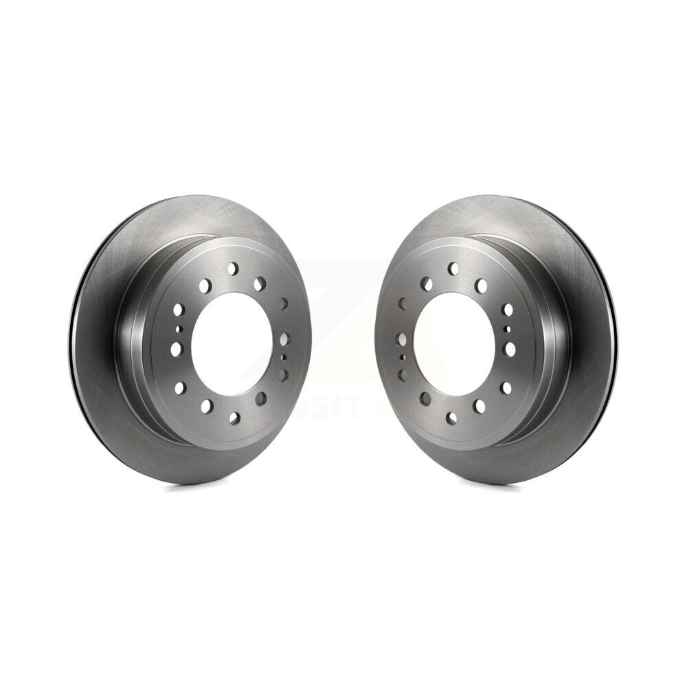 Disc Brake Rotors Rear Pair For Toyota 4Runner FJ Cruiser Sequoia Lexus GX470