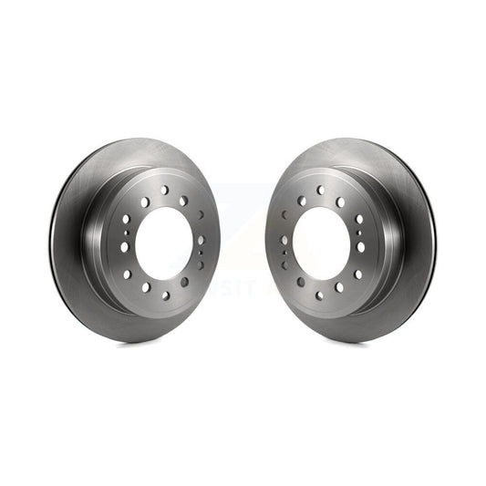 Disc Brake Rotors Rear Pair For Toyota 4Runner FJ Cruiser Sequoia Lexus GX470