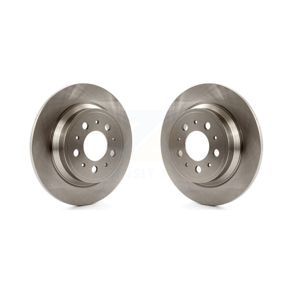 Disc Brake Rotors Rear Pair For Volvo S60 XC70 V70 S80