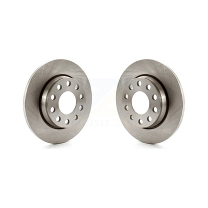 Disc Brake Rotors Rear Pair For Audi A4 Quattro With 255mm Diameter Rotor