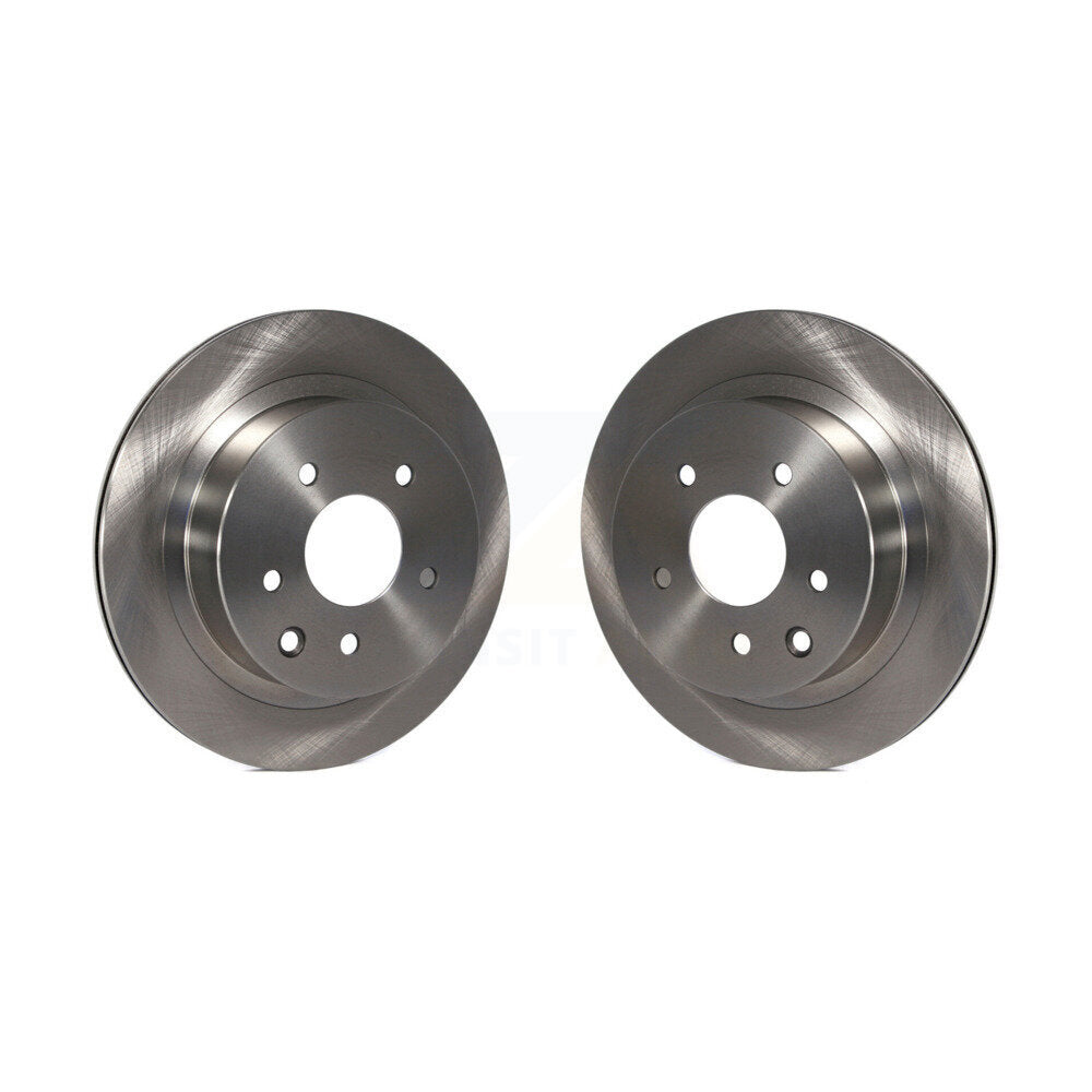 Brake Rotors Rear Pair For Nissan Rogue Sport Qashqai LEAF Juke X-Trail INFINITI