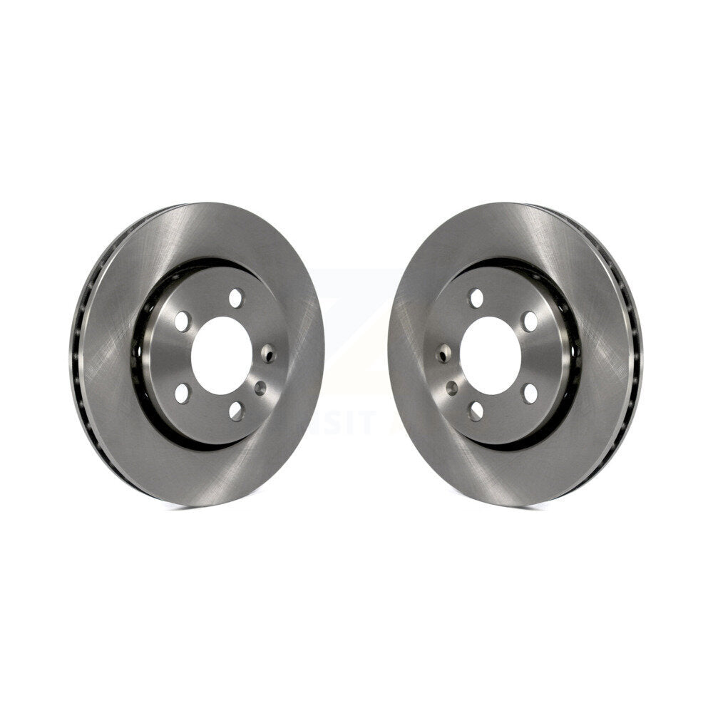 Disc Brake Rotors Rear Pair For Volkswagen Jetta Golf Audi TT Quattro R32