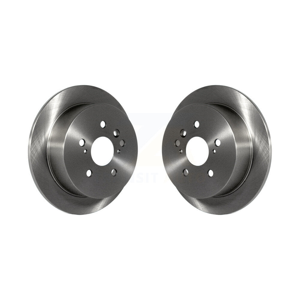 Disc Brake Rotors Rear Pair For Lexus RX350 Toyota Highlander RX330 RX400h