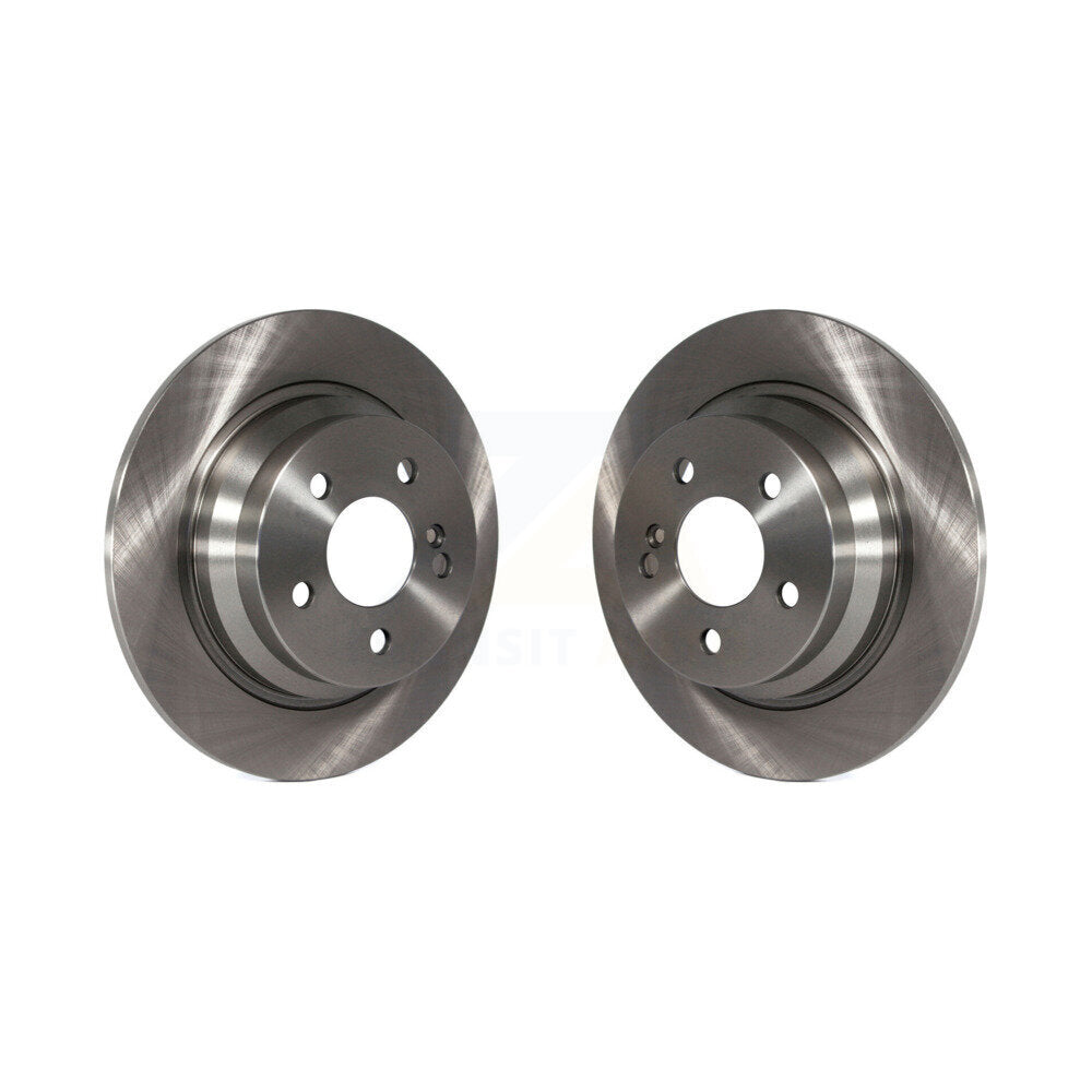 Disc Brake Rotors Rear Pair For Mercedes-Benz E350 E320 E250 E300 E500 E63 AMG