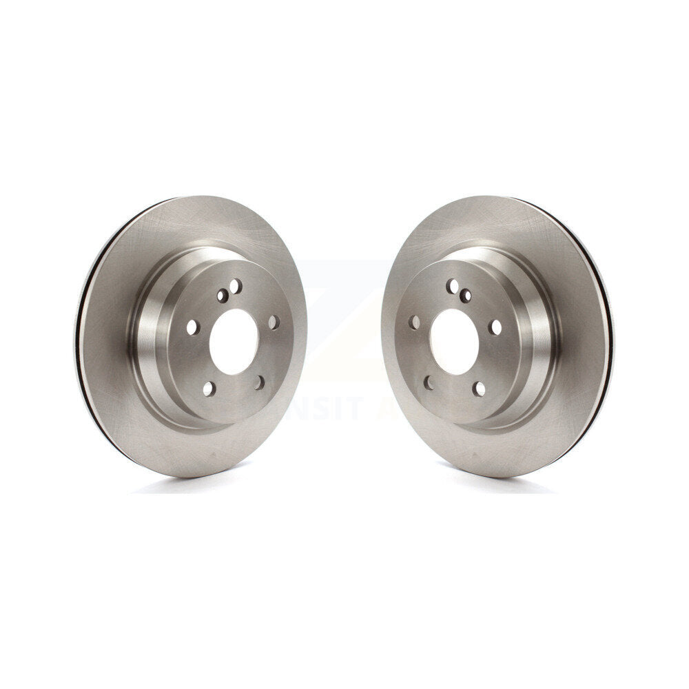 Brake Rotor Rear Pair For Mercedes-Benz GLK350 E350 GLK250 E400 E320 E500 CLS550