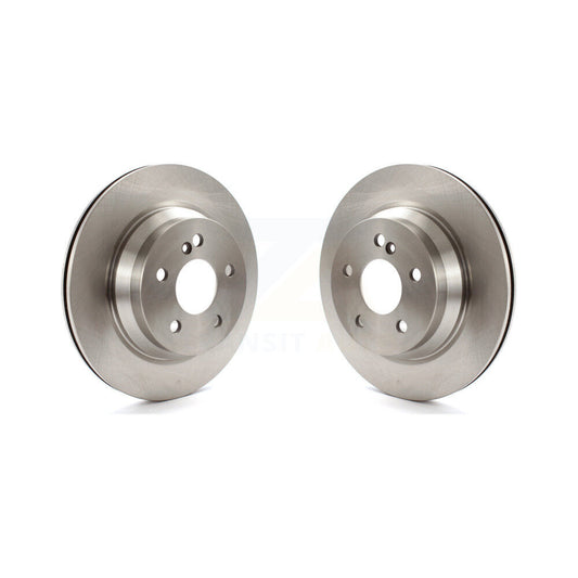 Brake Rotor Rear Pair For Mercedes-Benz GLK350 E350 GLK250 E400 E320 E500 CLS550