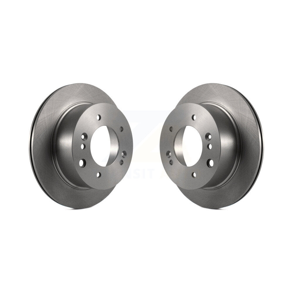 Disc Brake Rotors Rear Pair For 2003-2006 Kia Sorento