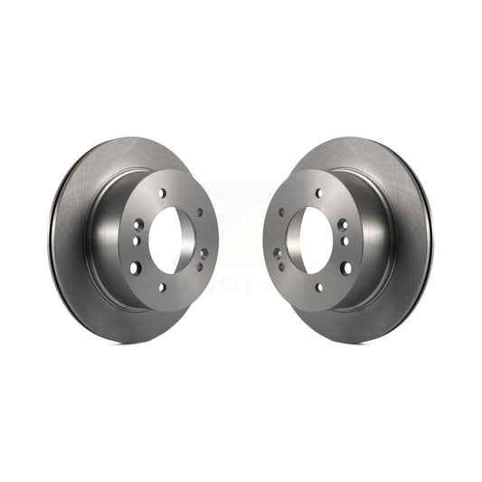 Disc Brake Rotors Rear Pair For 2003-2006 Kia Sorento