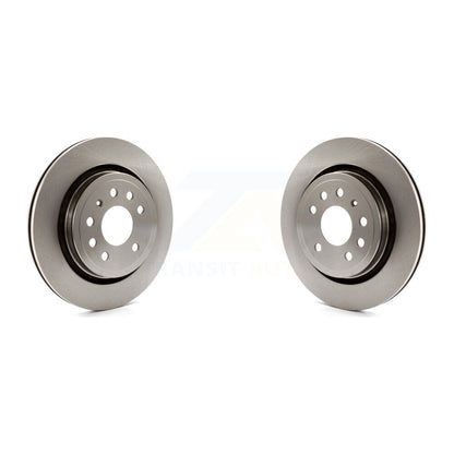 Disc Brake Rotors Rear Pair For Saab 9-3 9-3X With Vented Rotor