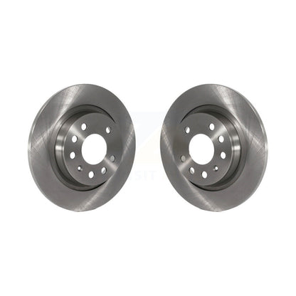 Disc Brake Rotors Rear Pair For Saab 9-3 9-3X With Solid Rotor