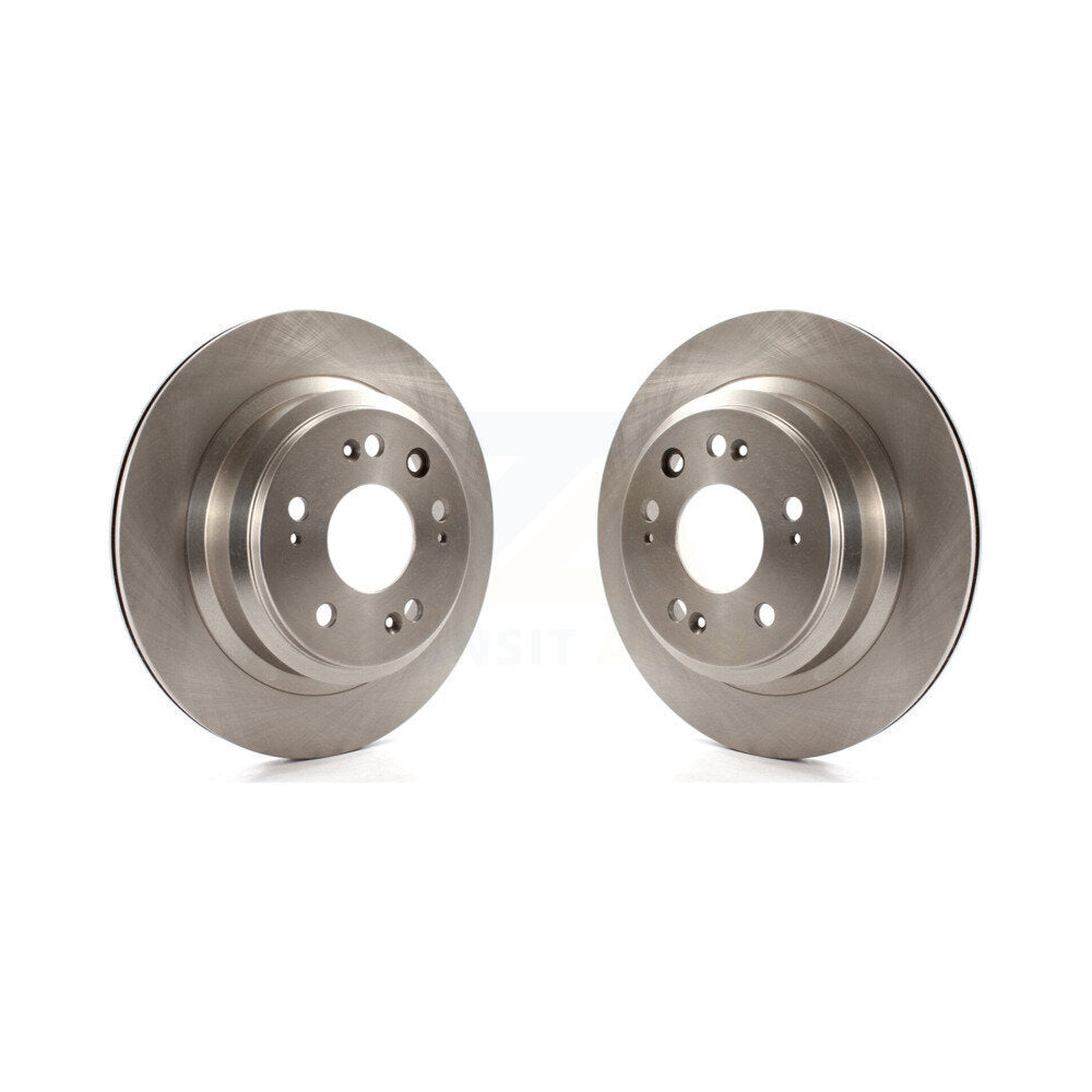 Disc Brake Rotors Rear Pair For 2005-2012 Acura RL