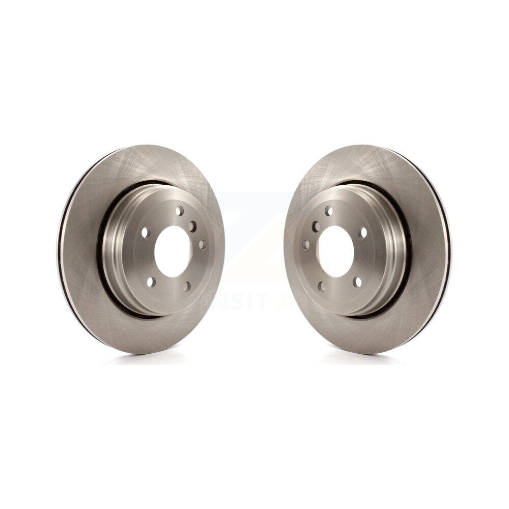 Disc Brake Rotors Rear Pair For BMW 530i 525i 528i