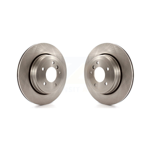 Disc Brake Rotors Rear Pair For BMW 530i 525i 528i