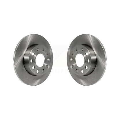 Disc Brake Rotors Rear Pair For Volkswagen Jetta Rabbit Golf Audi A3 Quattro